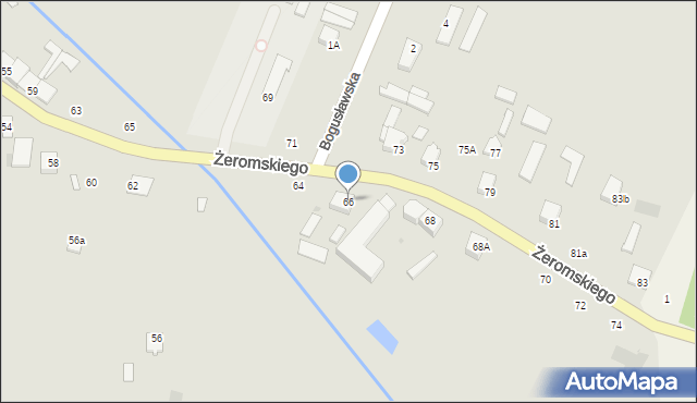 Skaryszew, Żeromskiego Stefana, 66, mapa Skaryszew