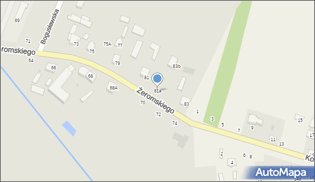 Skaryszew, Żeromskiego Stefana, 81a, mapa Skaryszew