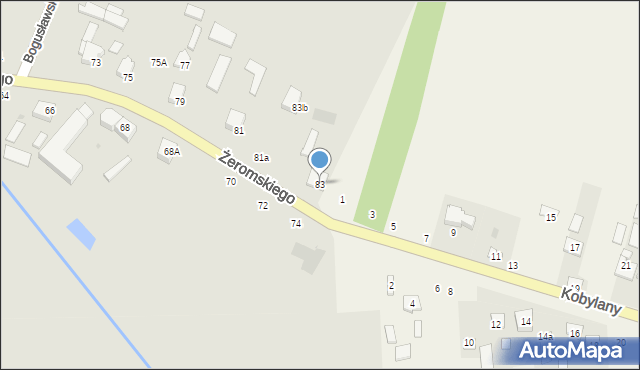 Skaryszew, Żeromskiego Stefana, 83, mapa Skaryszew