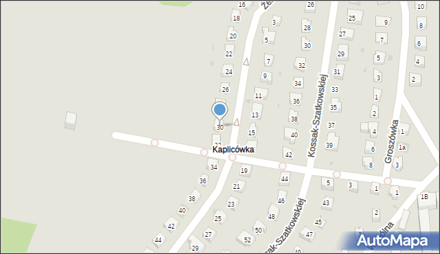 Skoczów, Żebroka Jana, 30, mapa Skoczów
