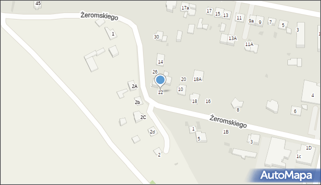 Słomniki, Żeromskiego Stefana, 12, mapa Słomniki
