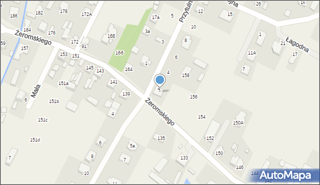 Słupno, Żeromskiego Stefana, 80a, mapa Słupno