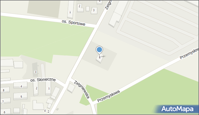 Śmiłowo, Zelgniewska, 4, mapa Śmiłowo