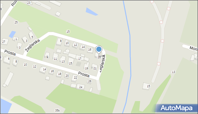 Sochaczew, Żeglarska, 18, mapa Sochaczew