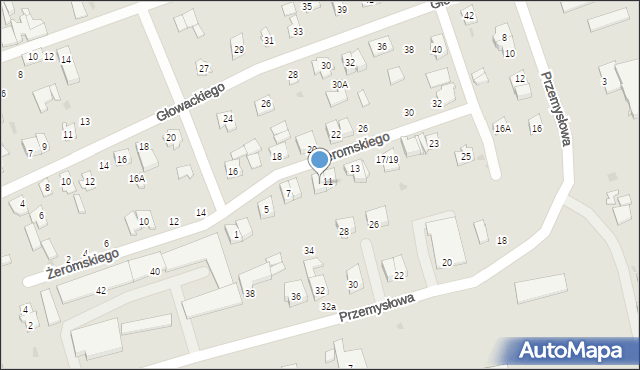 Sokółka, Żeromskiego Stefana, 9, mapa Sokółka