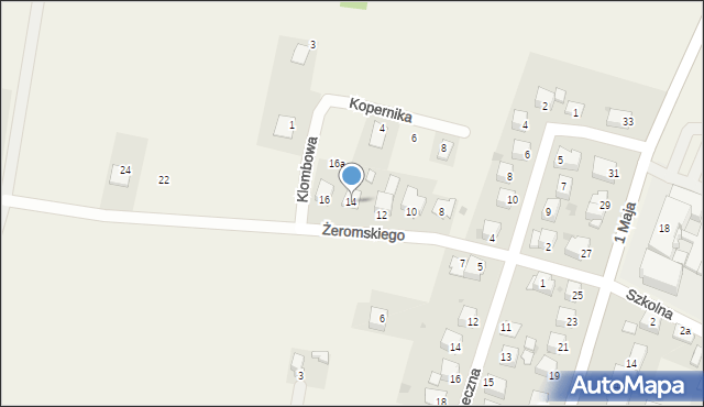 Solec-Zdrój, Żeromskiego Stefana, 14, mapa Solec-Zdrój