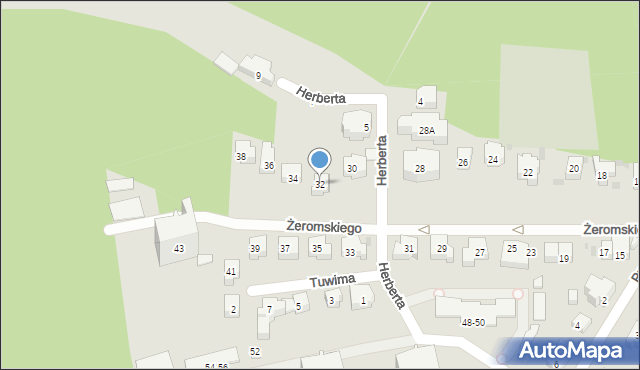 Sopot, Żeromskiego Stefana, 32, mapa Sopotu