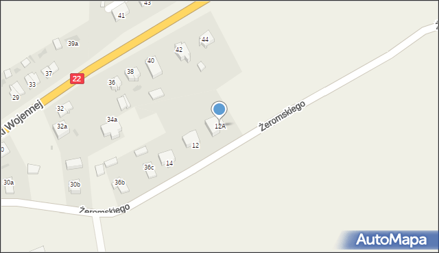 Stare Pole, Żeromskiego Stefana, 12A, mapa Stare Pole