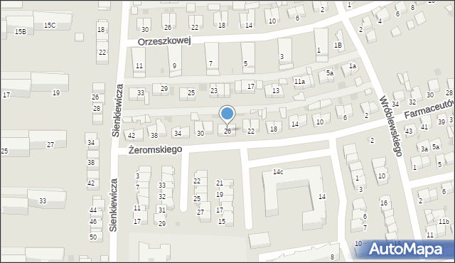 Starogard Gdański, Żeromskiego Stefana, 26, mapa Starogard Gdański