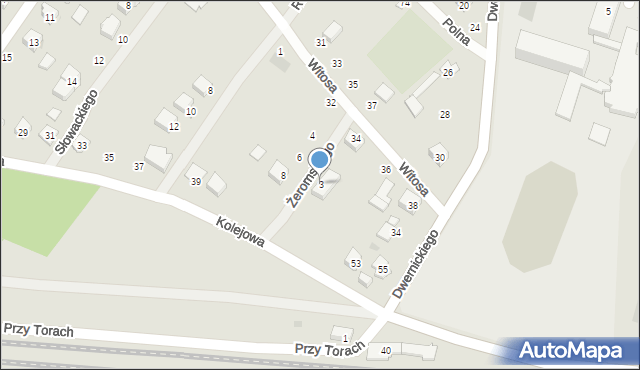 Stoczek Łukowski, Żeromskiego Stefana, 3, mapa Stoczek Łukowski