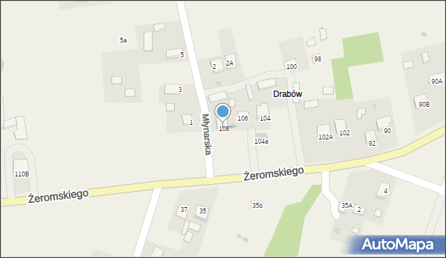 Strawczyn, Żeromskiego Stefana, 108, mapa Strawczyn