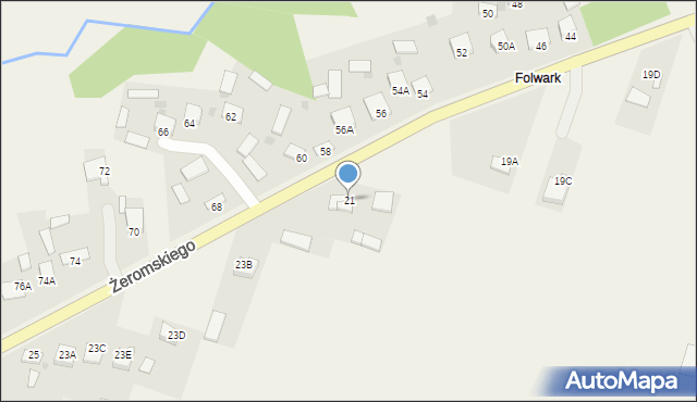 Strawczyn, Żeromskiego Stefana, 21, mapa Strawczyn