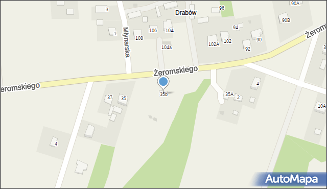 Strawczyn, Żeromskiego Stefana, 35b, mapa Strawczyn