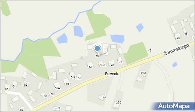 Strawczyn, Żeromskiego Stefana, 50, mapa Strawczyn