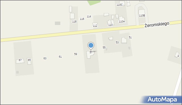 Strawczyn, Żeromskiego Stefana, 57, mapa Strawczyn