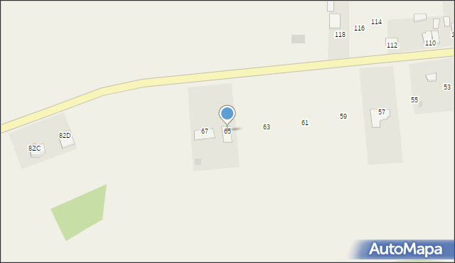 Strawczyn, Żeromskiego Stefana, 65, mapa Strawczyn