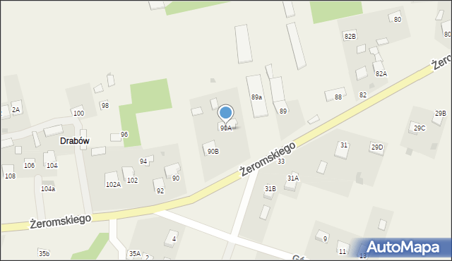 Strawczyn, Żeromskiego Stefana, 91, mapa Strawczyn