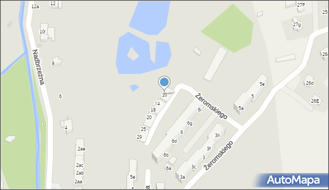 Stronie Śląskie, Żeromskiego Stefana, 10, mapa Stronie Śląskie