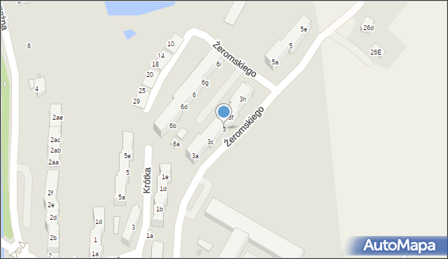 Stronie Śląskie, Żeromskiego Stefana, 3, mapa Stronie Śląskie