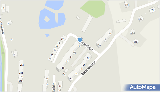 Stronie Śląskie, Żeromskiego Stefana, 6i, mapa Stronie Śląskie