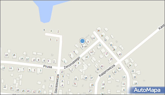 Strzelno, Żeromskiego Stefana, 7, mapa Strzelno