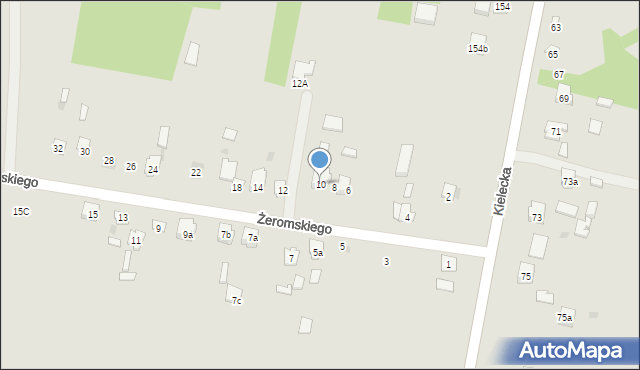 Suchedniów, Żeromskiego Stefana, 10a, mapa Suchedniów