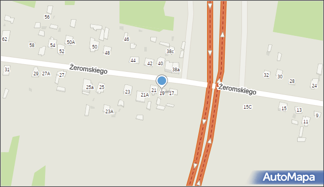 Suchedniów, Żeromskiego Stefana, 19, mapa Suchedniów