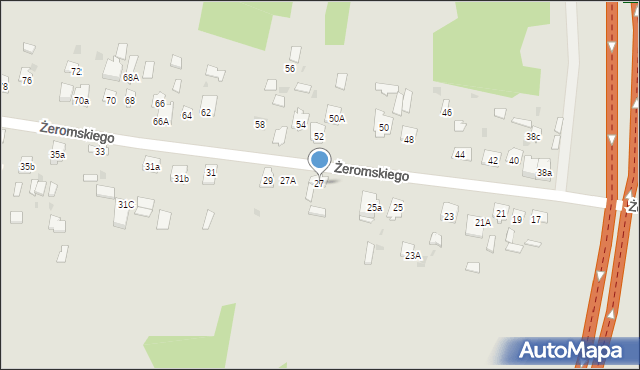 Suchedniów, Żeromskiego Stefana, 27, mapa Suchedniów