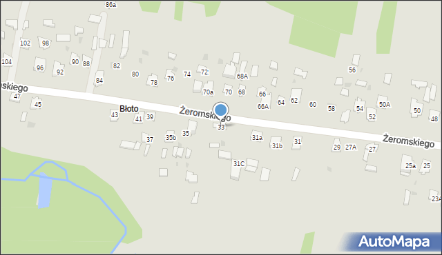 Suchedniów, Żeromskiego Stefana, 33, mapa Suchedniów