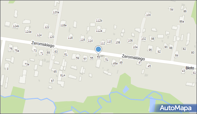 Suchedniów, Żeromskiego Stefana, 53, mapa Suchedniów