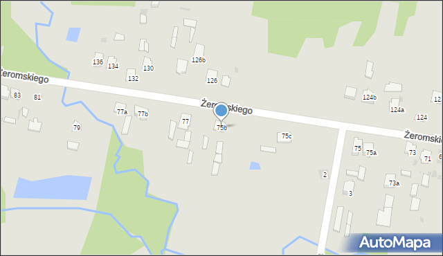 Suchedniów, Żeromskiego Stefana, 75b, mapa Suchedniów