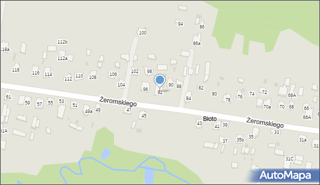 Suchedniów, Żeromskiego Stefana, 92, mapa Suchedniów