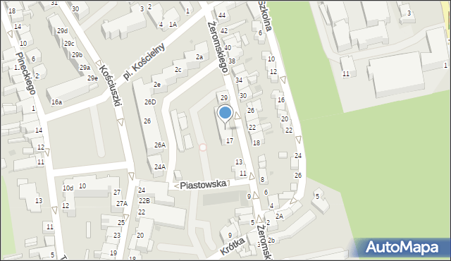 Sulęcin, Żeromskiego Stefana, 19, mapa Sulęcin