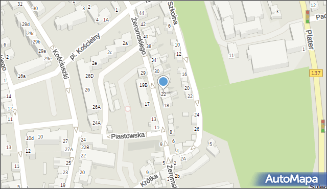 Sulęcin, Żeromskiego Stefana, 22, mapa Sulęcin