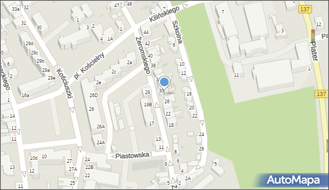 Sulęcin, Żeromskiego Stefana, 28, mapa Sulęcin