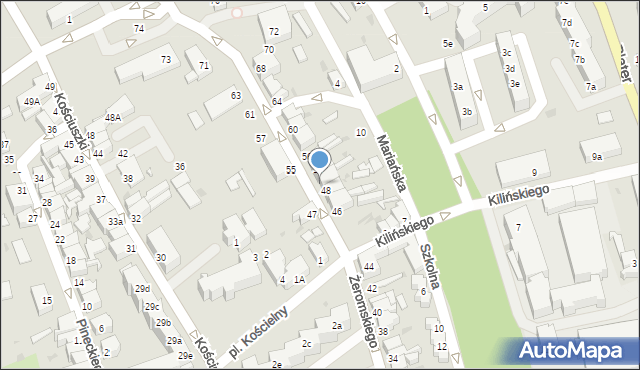 Sulęcin, Żeromskiego Stefana, 50, mapa Sulęcin