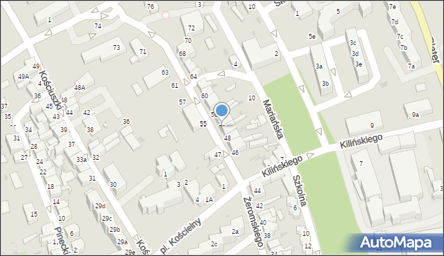 Sulęcin, Żeromskiego Stefana, 52, mapa Sulęcin