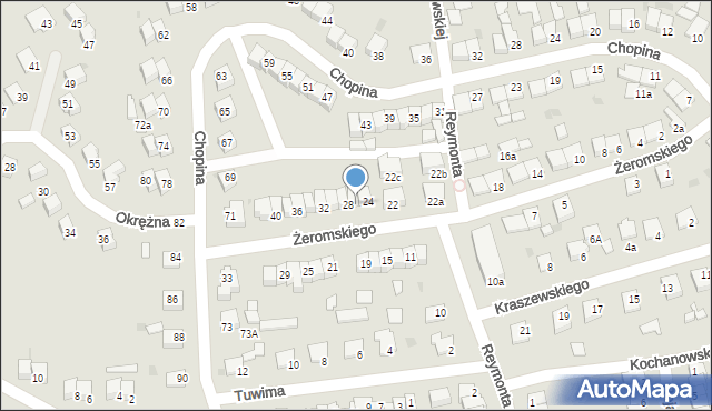 Świecie, Żeromskiego Stefana, 26, mapa Świecie