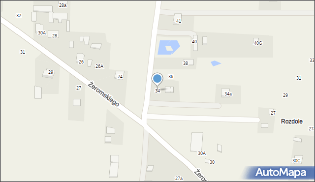 Święta Katarzyna, Żeromskiego Stefana, 34, mapa Święta Katarzyna