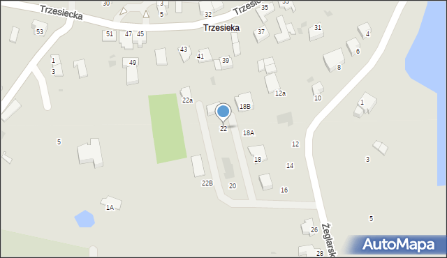 Szczecinek, Żeglarska, 22, mapa Szczecinek