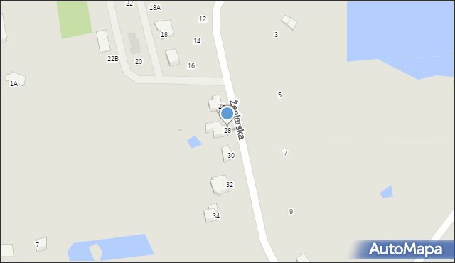 Szczecinek, Żeglarska, 28, mapa Szczecinek