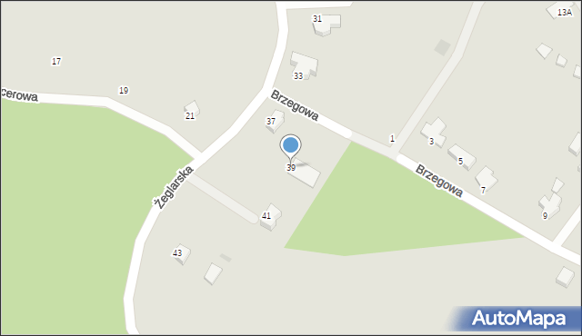 Szczecinek, Żeglarska, 39, mapa Szczecinek