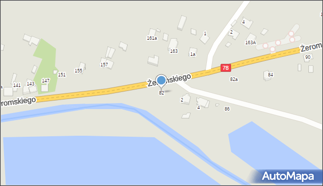 Szczekociny, Żeromskiego Stefana, 82, mapa Szczekociny