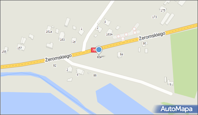 Szczekociny, Żeromskiego Stefana, 82a, mapa Szczekociny