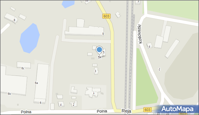 Sztum, Żeromskiego Stefana, 5A, mapa Sztum