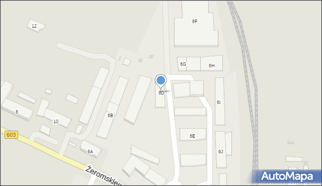 Sztum, Żeromskiego Stefana, 6D, mapa Sztum