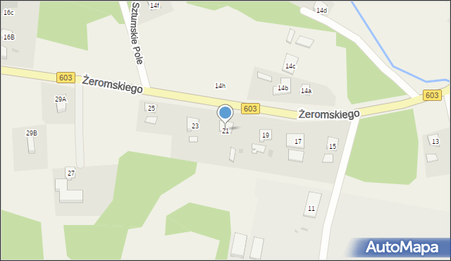 Sztumskie Pole, Żeromskiego Stefana, 21, mapa Sztumskie Pole