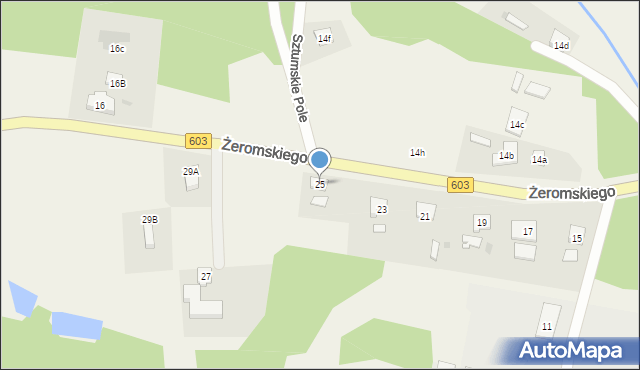 Sztumskie Pole, Żeromskiego Stefana, 25, mapa Sztumskie Pole