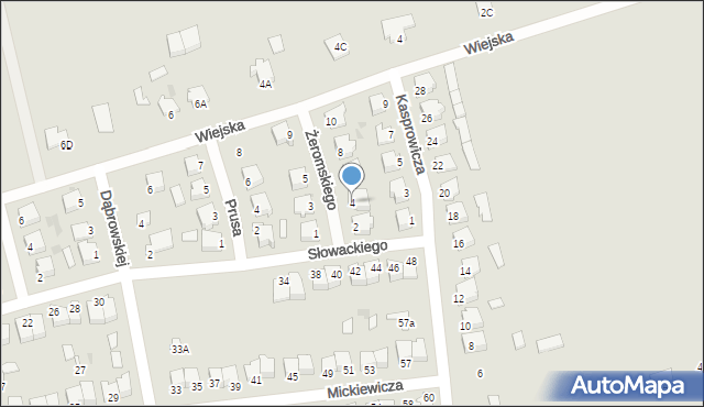 Szubin, Żeromskiego Stefana, 4, mapa Szubin