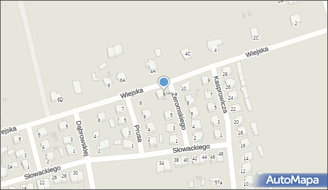 Szubin, Żeromskiego Stefana, 9, mapa Szubin